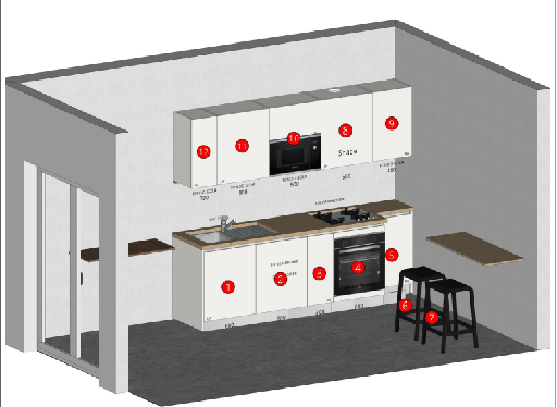 Stosa// cuisine kaya bianco soft plt rovere natura//3297.36 euro - Stosa